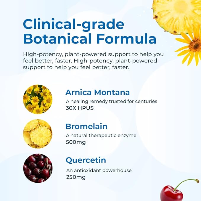 Arnica and Bromelain Blister Packs