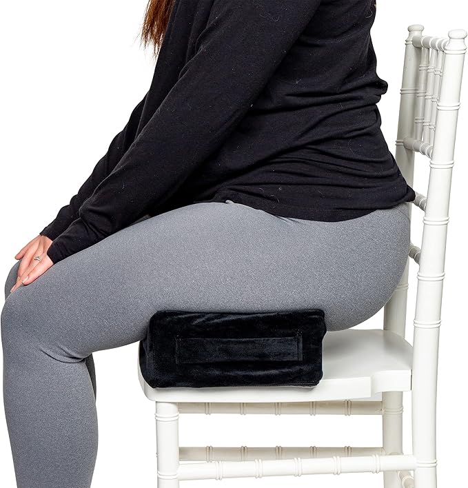 BBL Recovery Pillow for Sitting — Post-Surgery Off-Loading Cushion with Dual-Layer Support, Non-Slip Base, Washable Cover & Travel Bag
