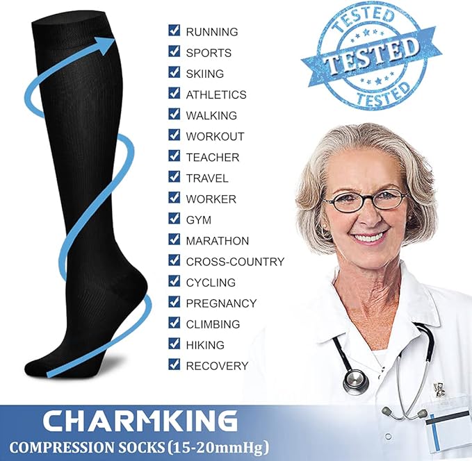 Compression Socks for Women & Men Circulation