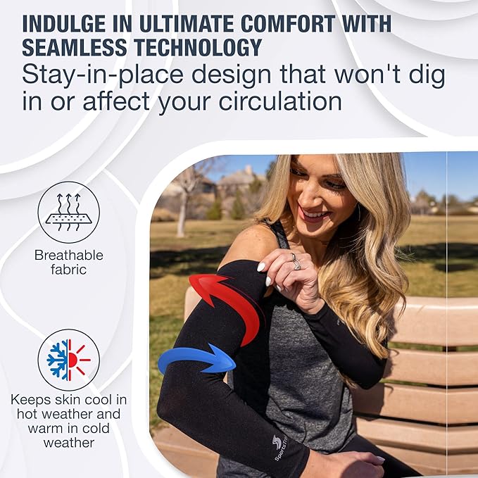 Cooling Arm Sleeves for Men & Women