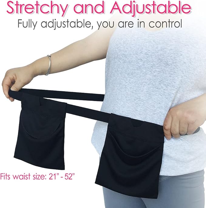 Mastectomy Drain Pouches + Shower Lanyard Set