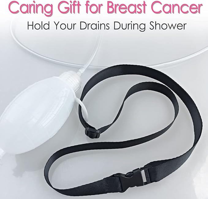 Mastectomy Drain Pouches + Shower Lanyard Set
