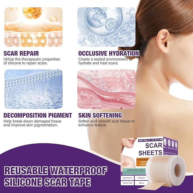 Silicone Scar Removal Strips for Surgical