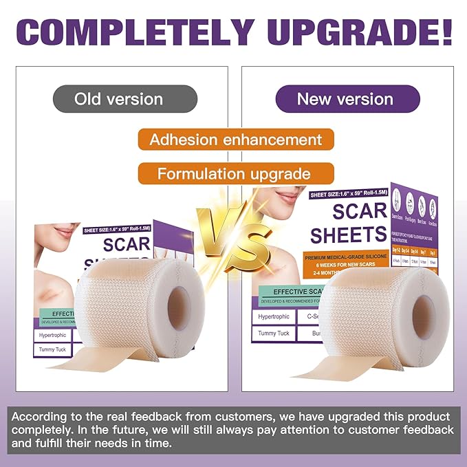 Silicone Scar Removal Strips for Surgical