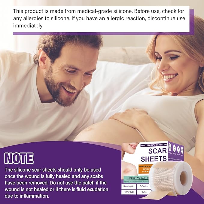 Silicone Scar Removal Strips for Surgical