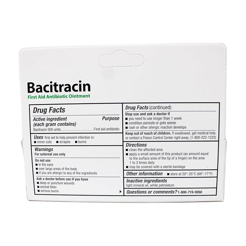 Basitrasin Merhem Bacitracin First Aid Antibiotic Ointment (0.5 oz) | Neaman Medi Spa