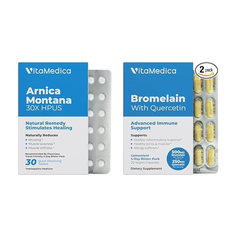 Arnica and Bromelain Blister Packs