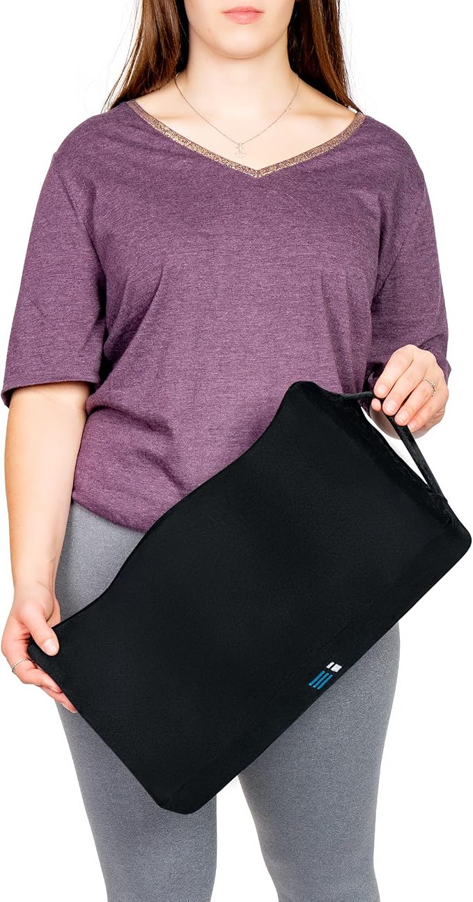 BBL Recovery Pillow for Sitting — Post-Surgery Off-Loading Cushion with Dual-Layer Support, Non-Slip Base, Washable Cover &amp; Travel Bag