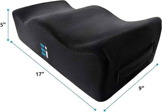 BBL Recovery Pillow for Sitting — Post-Surgery Off-Loading Cushion with Dual-Layer Support, Non-Slip Base, Washable Cover &amp; Travel Bag
