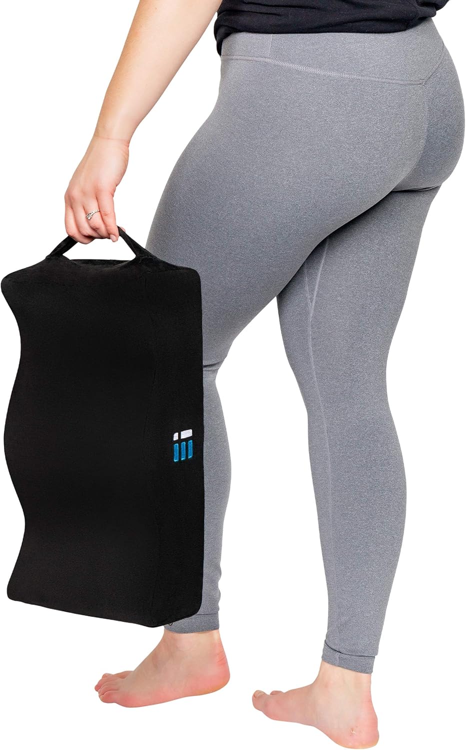 BBL Recovery Pillow for Sitting — Post-Surgery Off-Loading Cushion with Dual-Layer Support, Non-Slip Base, Washable Cover &amp; Travel Bag