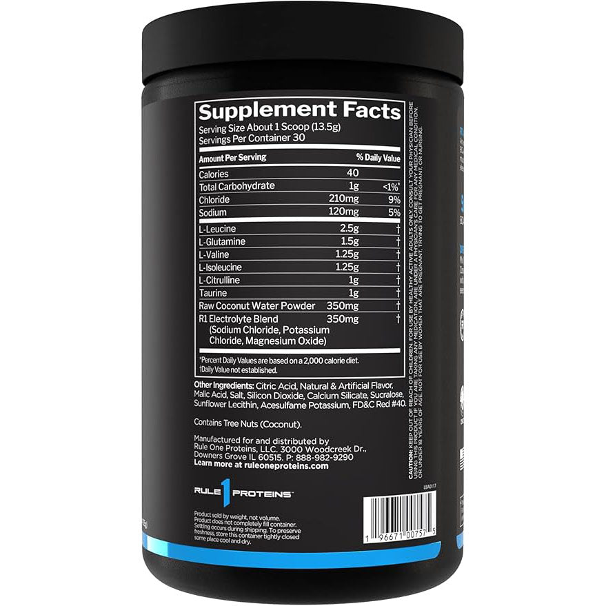 Rule One R1 Train BCAA Powder