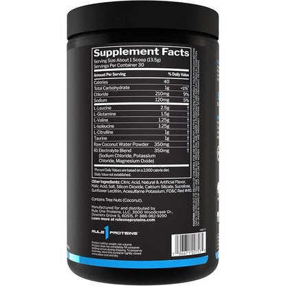 Rule One R1 Train BCAA Powder