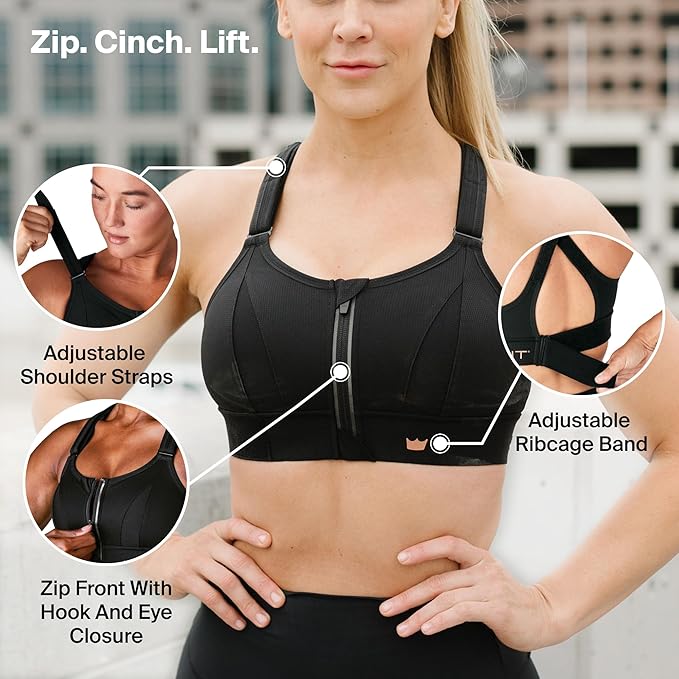Ultimate Adjustable High-Impact Sports Bra