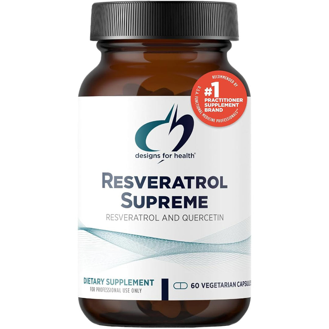Resveratrol Supreme, Quercetin - Healthy Aging + Cardiovascular Support Supplement