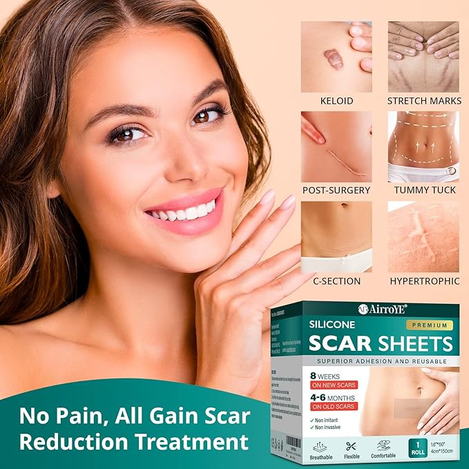 Silicone Scar Sheets for Surgical Scar